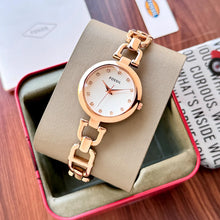 ARP Fos**l Ladies' Rose Gold-Tone Watch with Crystal Accents