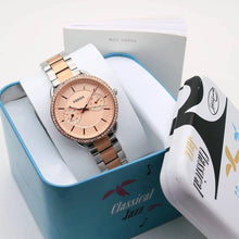 ARP Fos**l Ladies' Watch with Crystal Bezel in Rose Gold