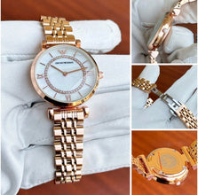ARP Round Emp***io Armani Ladies Watch