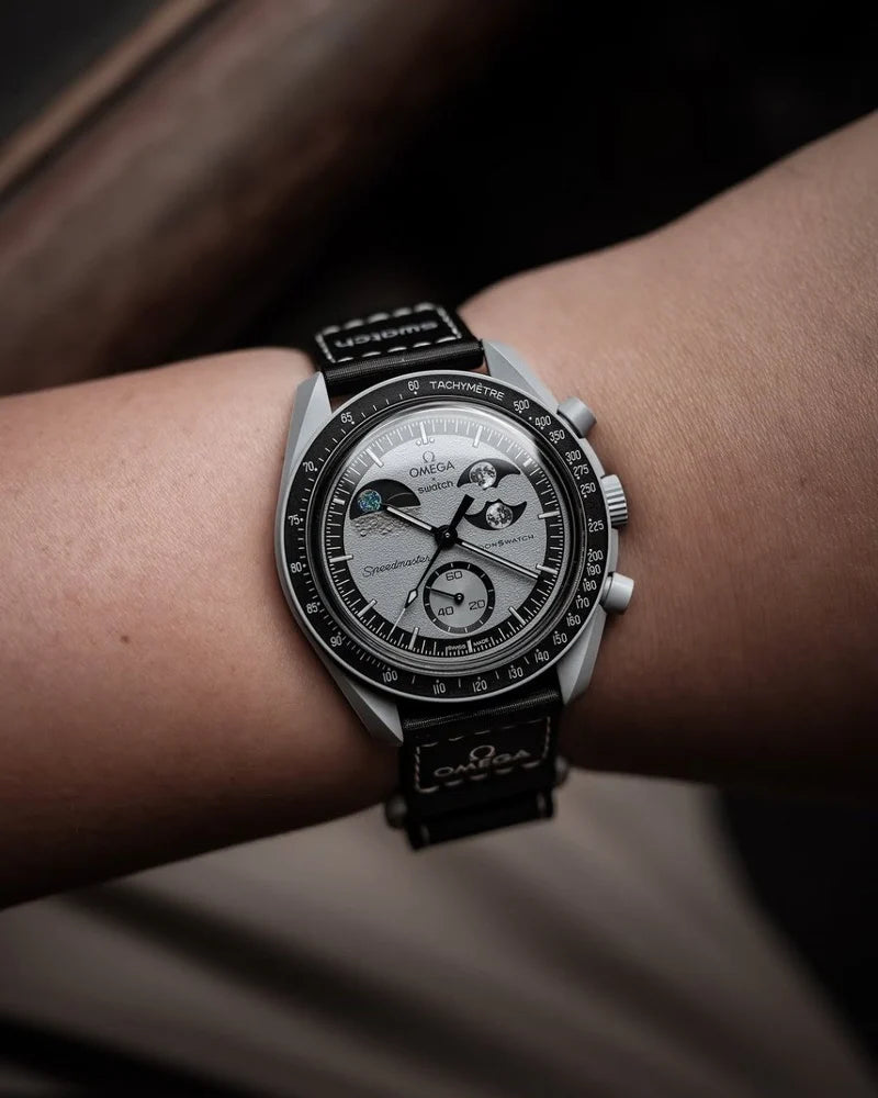 ARP MoonSwatch 'Mission to the Moonphase' - White Snoopy Edition